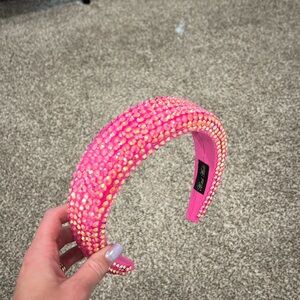 Hot Pink Rhinestone Headband